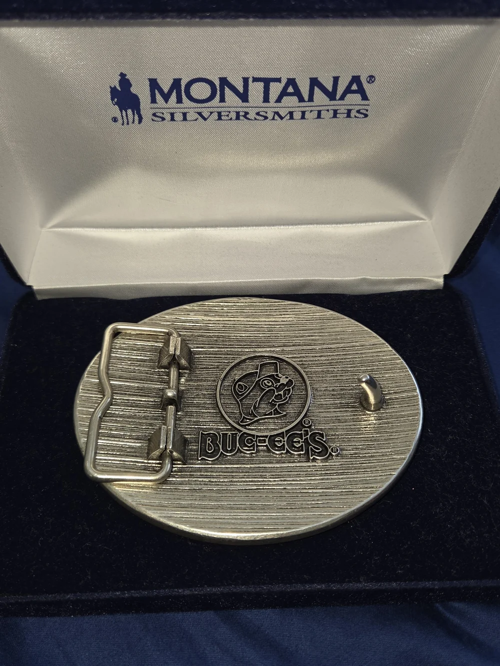 Montana Silversmiths Yellow Bulldog Mosaic Belt Buckle